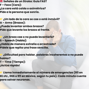 Derrame Cererebral- Señales de alerta