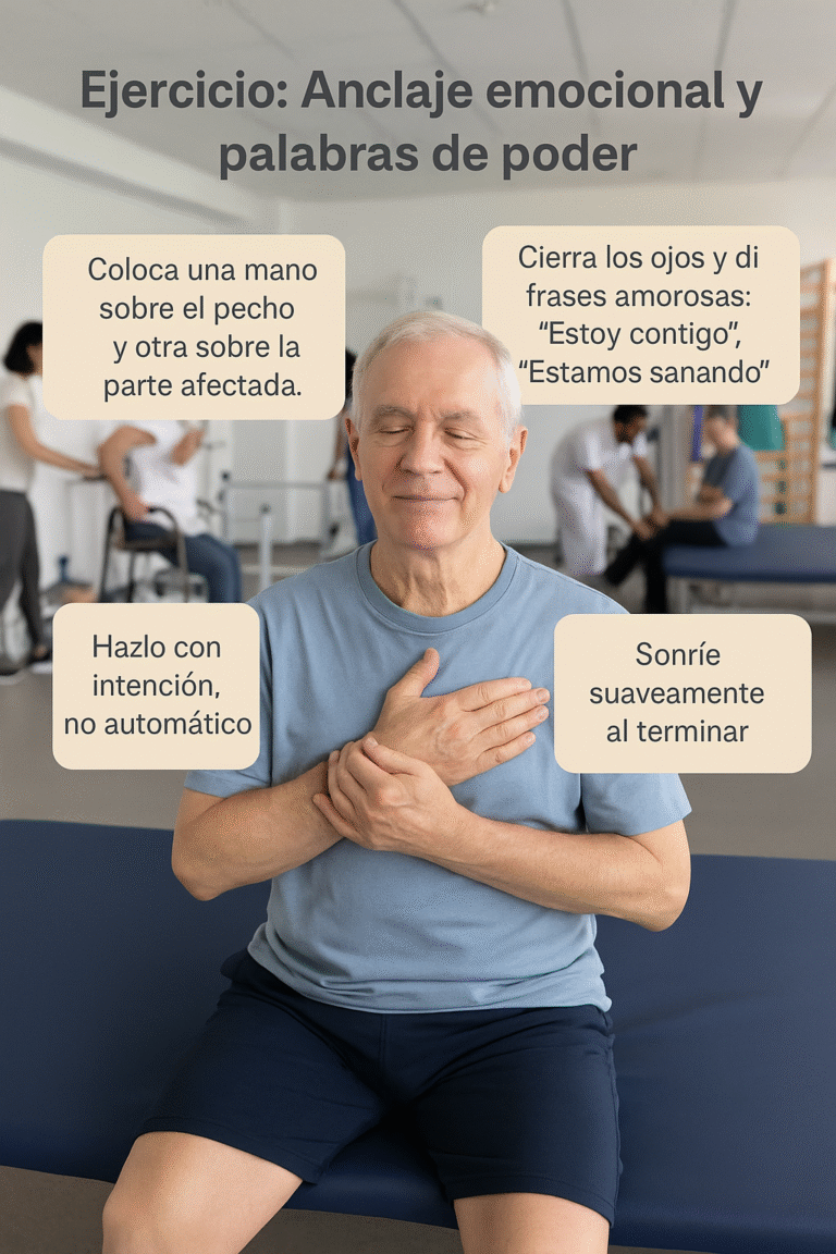 Derrame Cerebral- Ancláje emocional y palabras de poder con visualización